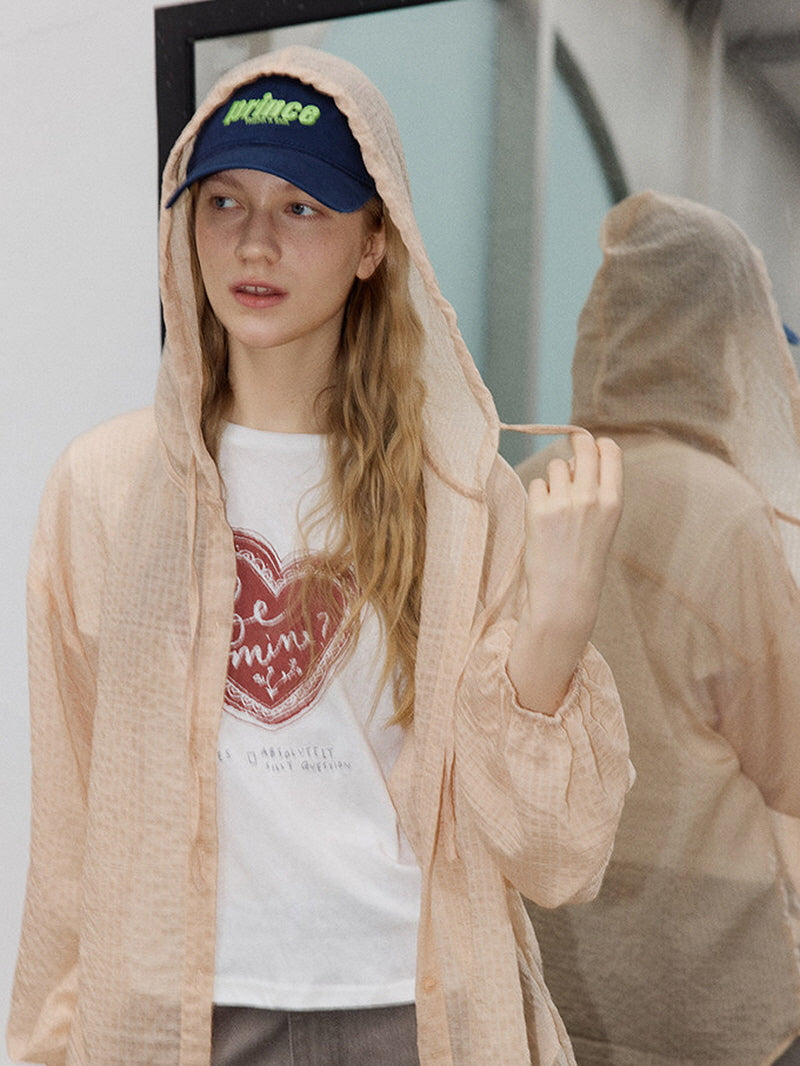 Peach Breeze Hooded Jacket