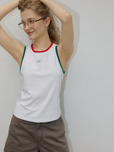Contrast Trim Tank Top