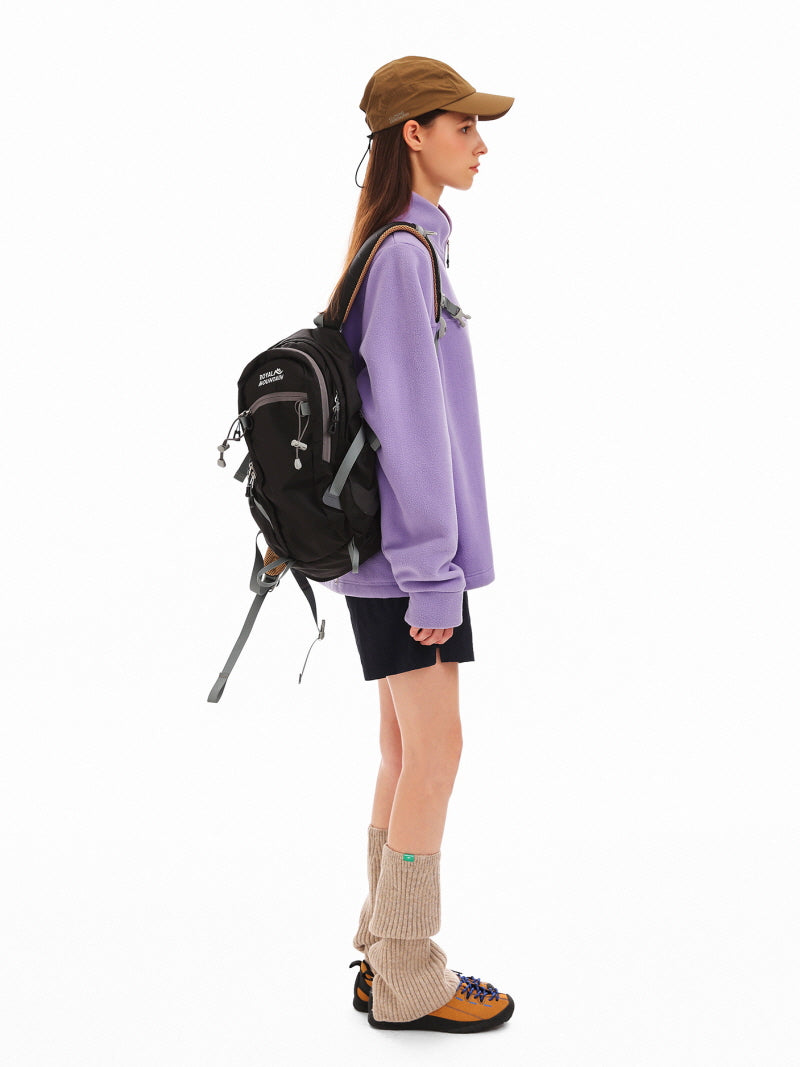 Purple Half-Zip Fleece