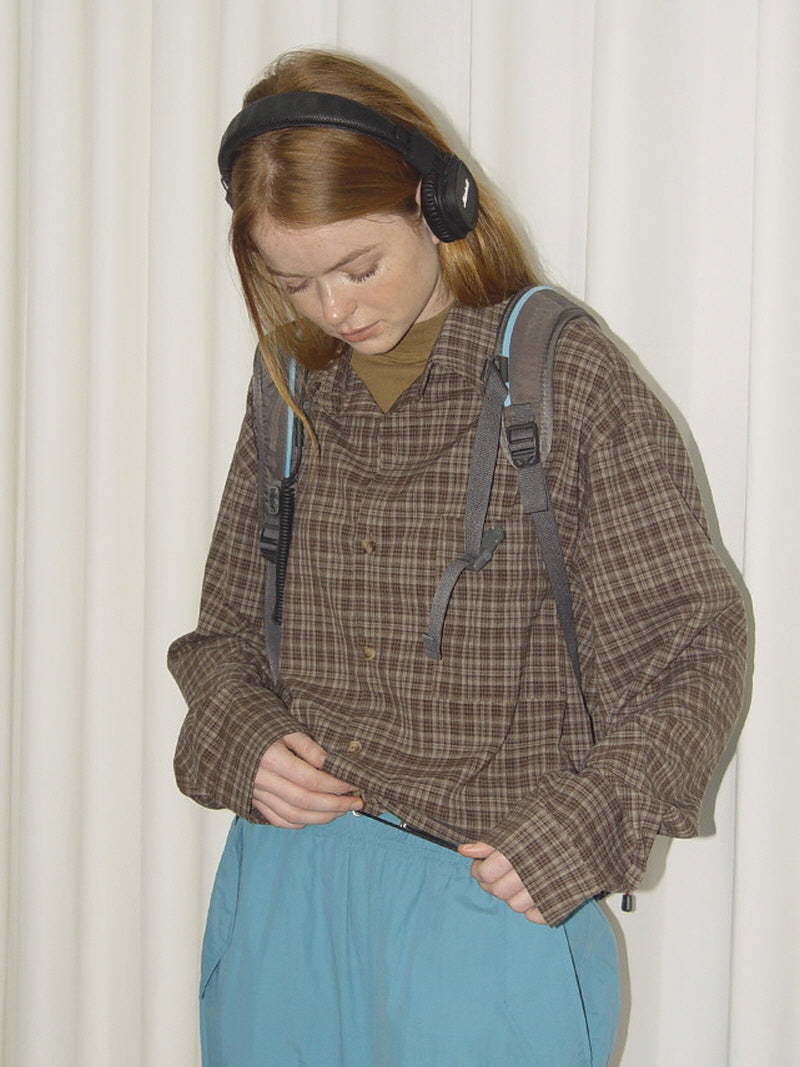 Vintage Plaid Oversized Shirt