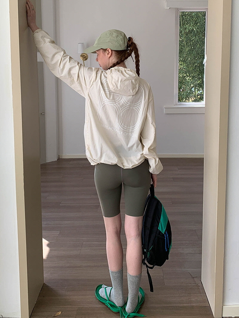 Soft Air Hooded Windbreaker