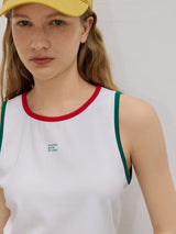 Contrast Trim Tank Top