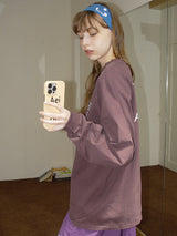 Printed Crew Neck Long Sleeve Tee