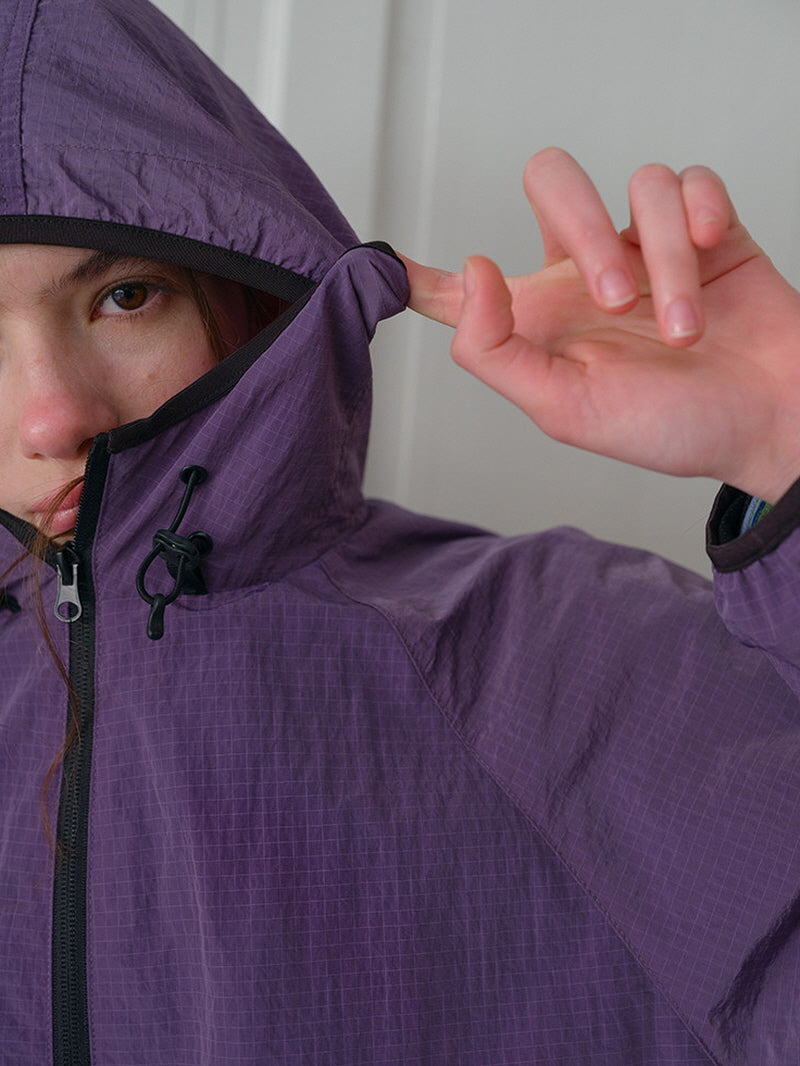 Purple Air Flow Anorak Jacket