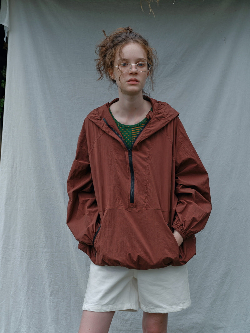 Brick Red Trail Light Anorak