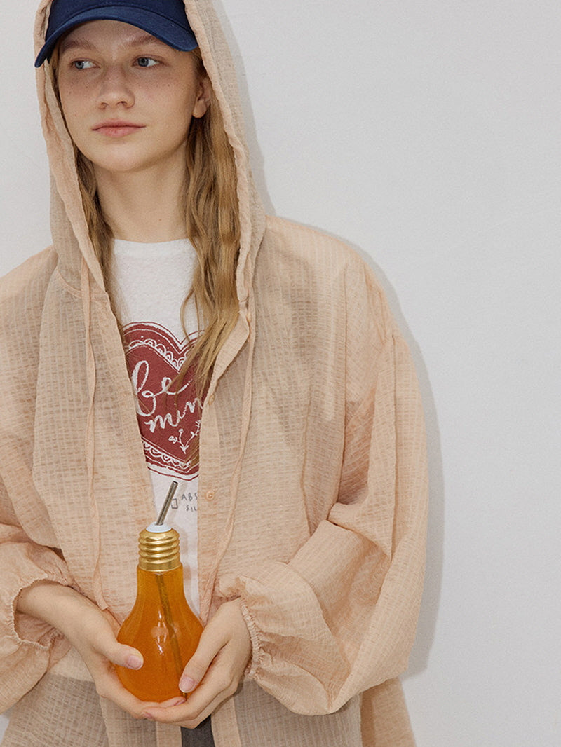 Peach Breeze Hooded Jacket
