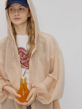 Peach Breeze Hooded Jacket
