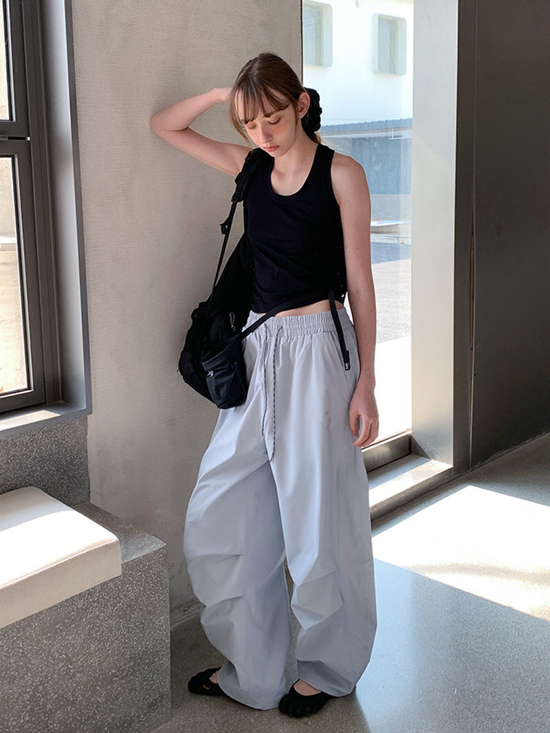 Loose Drape Cargo Pants