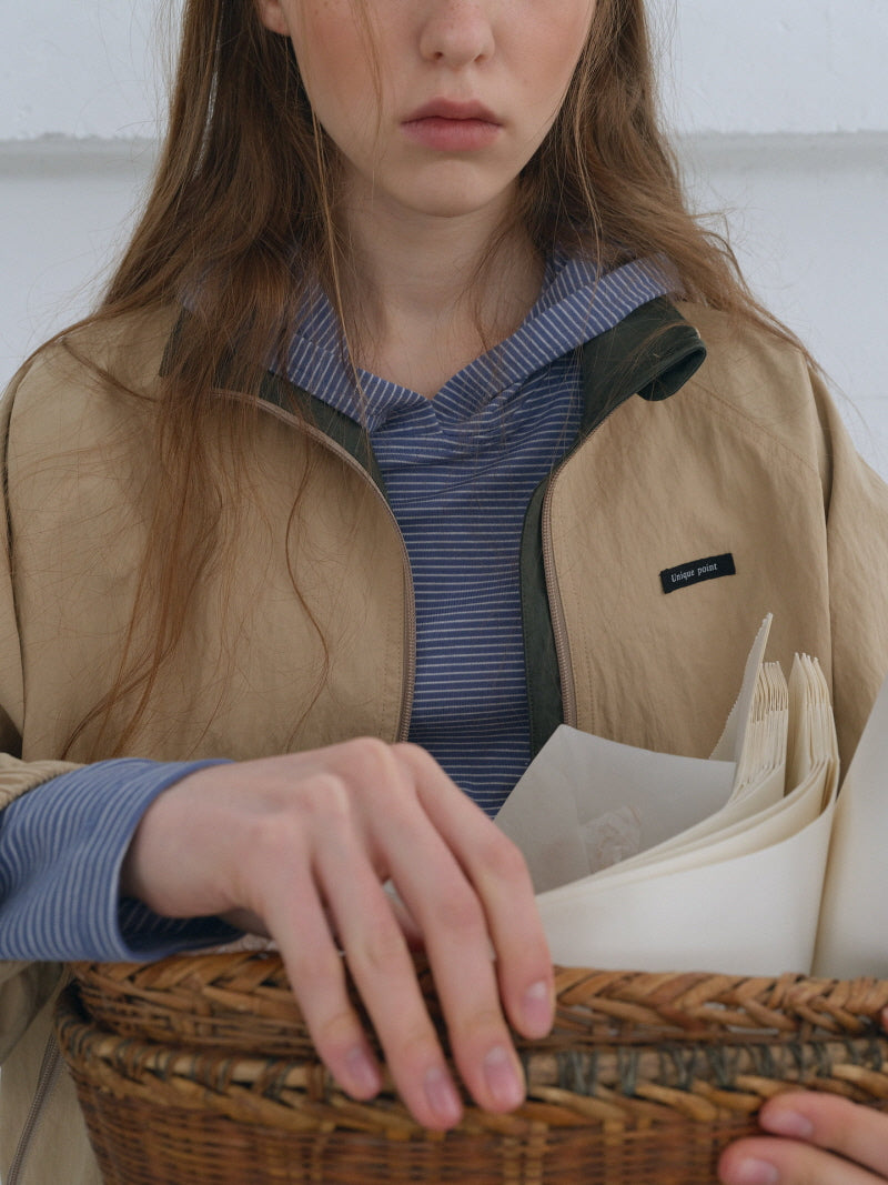 Khaki Utility Light Jacket