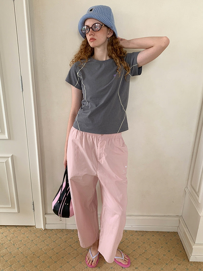 Contrast Stitch Performance Tee