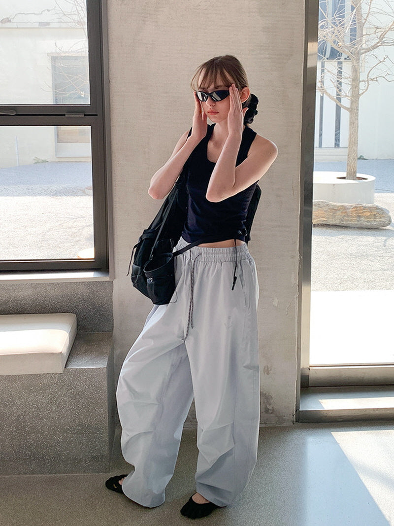 Loose Drape Cargo Pants