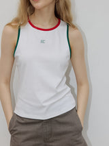 Contrast Trim Tank Top