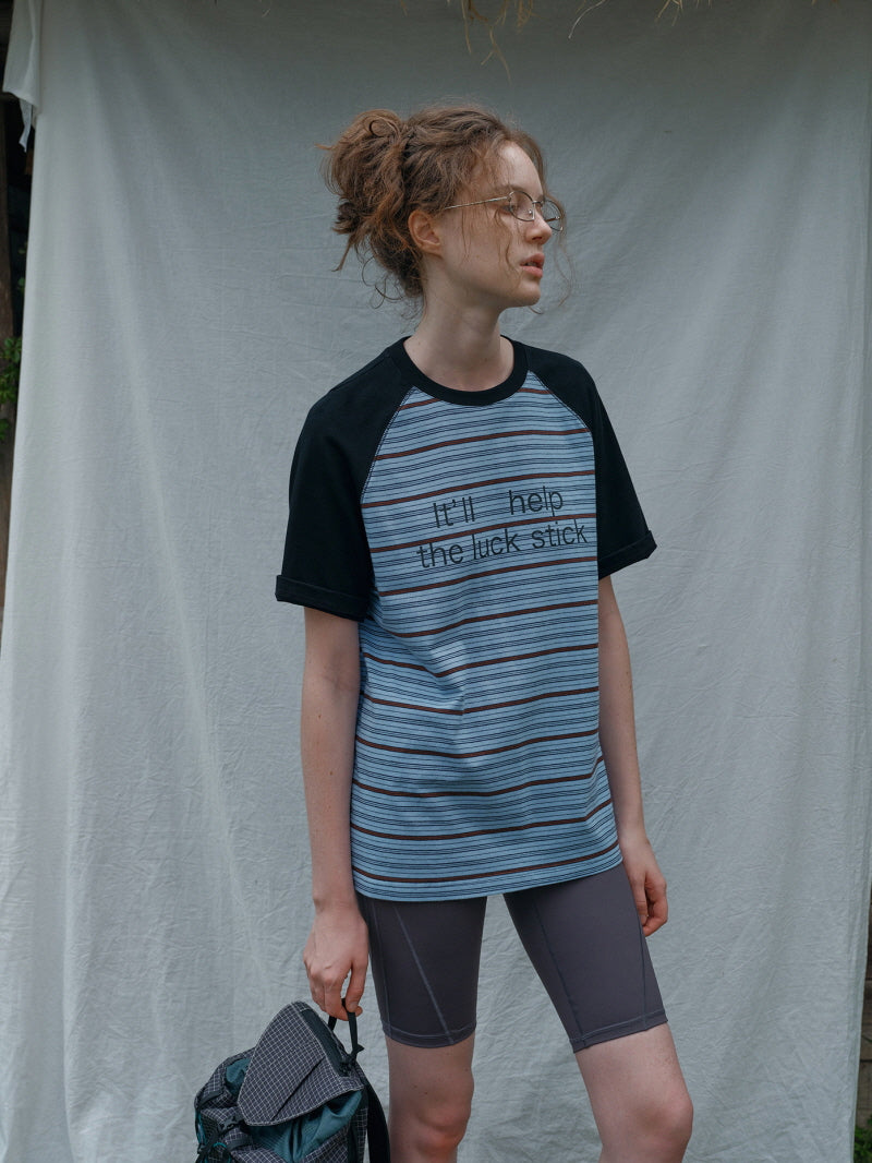 Stripe Raglan Tee