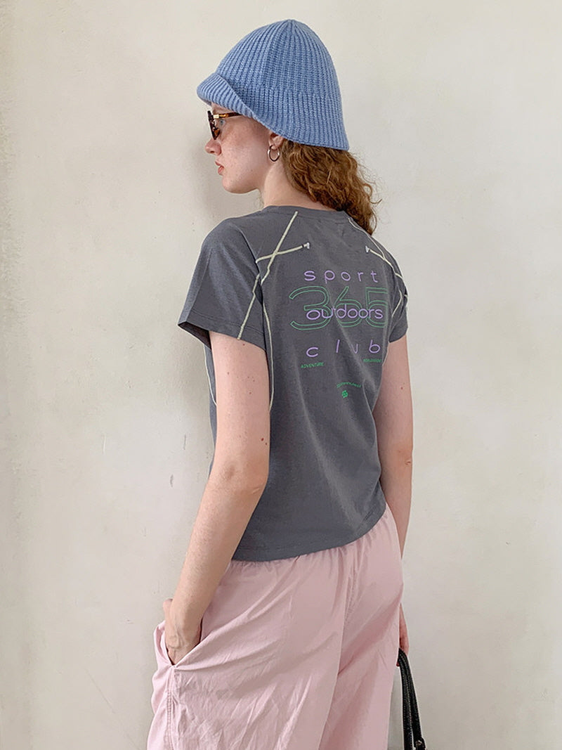 Contrast Stitch Performance Tee