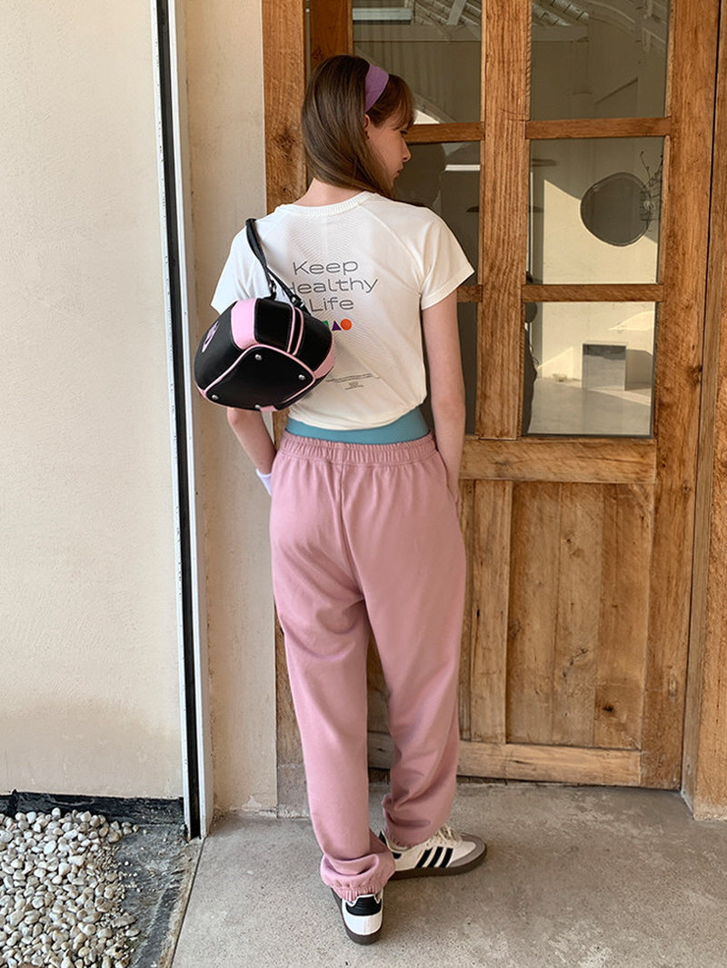 Pink Training Sweatpants