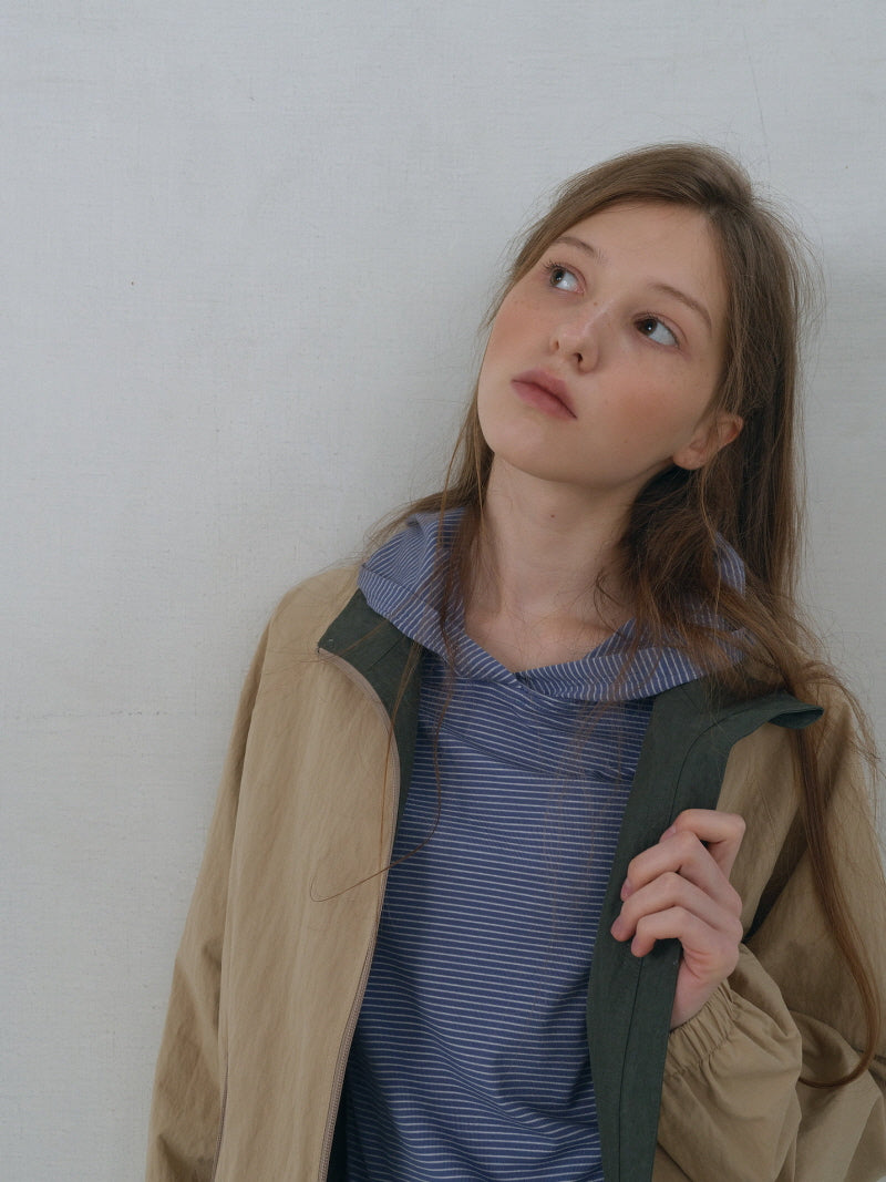 Khaki Utility Light Jacket