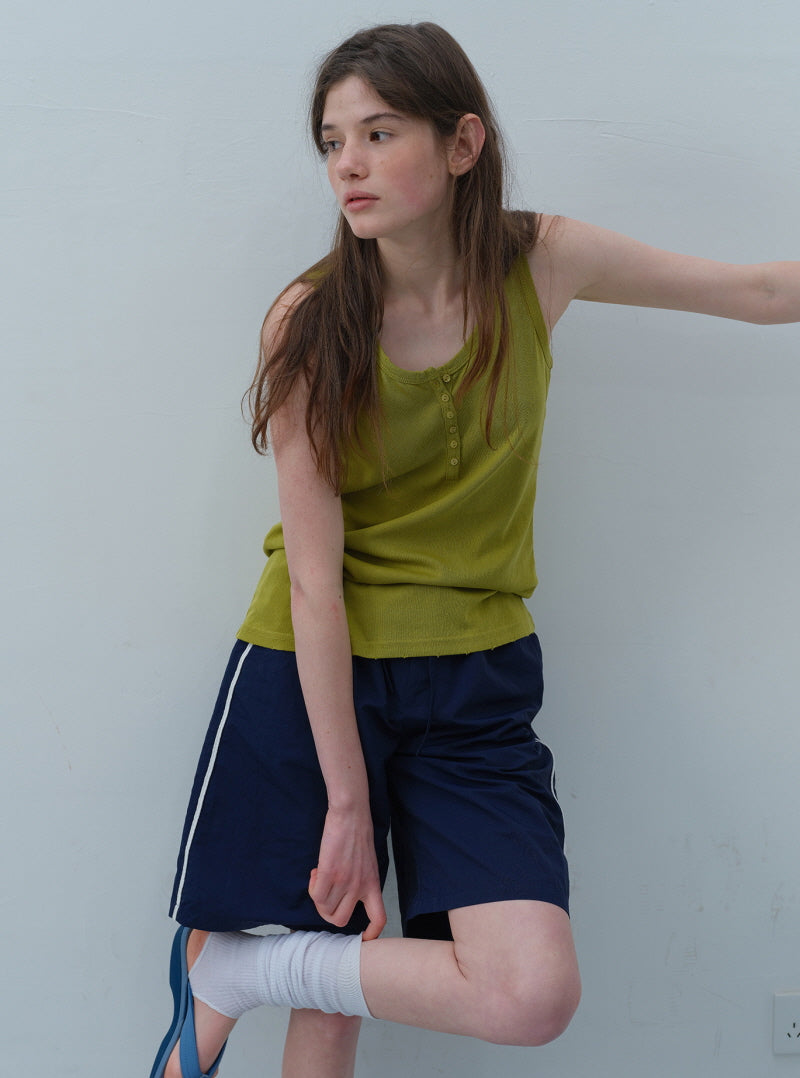 Navy Line Easy Shorts