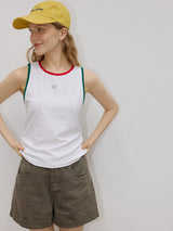 Contrast Trim Tank Top