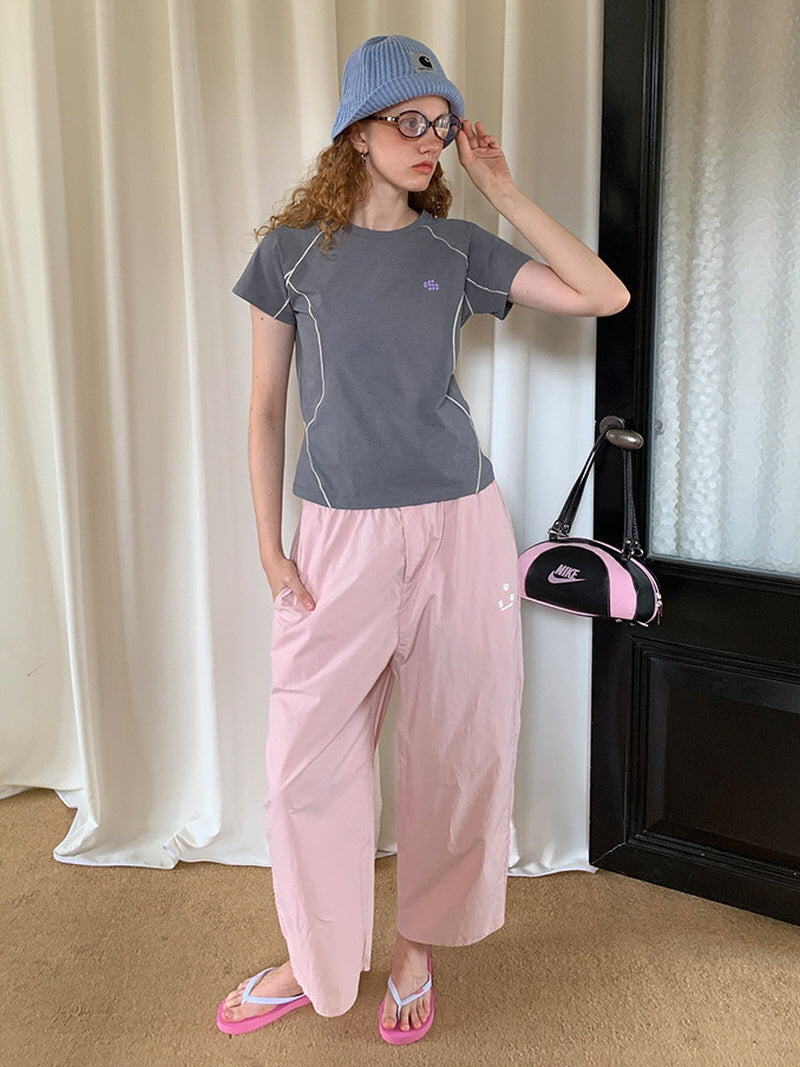 Contrast Stitch Performance Tee