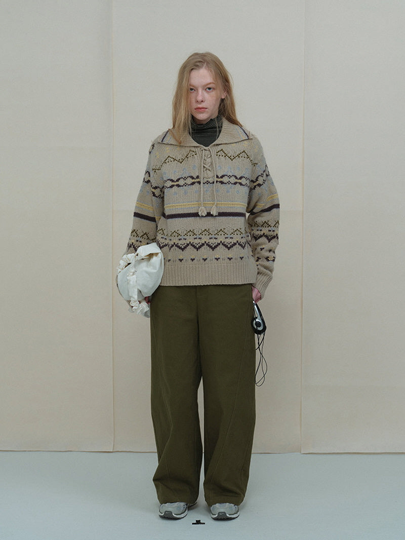 Nordic Trail Knit Pullover