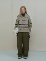 Nordic Trail Knit Pullover