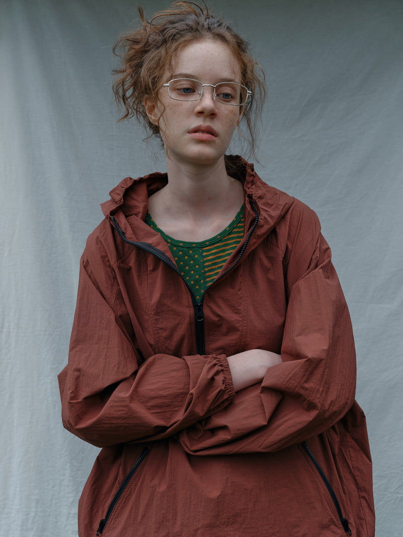 Brick Red Trail Light Anorak