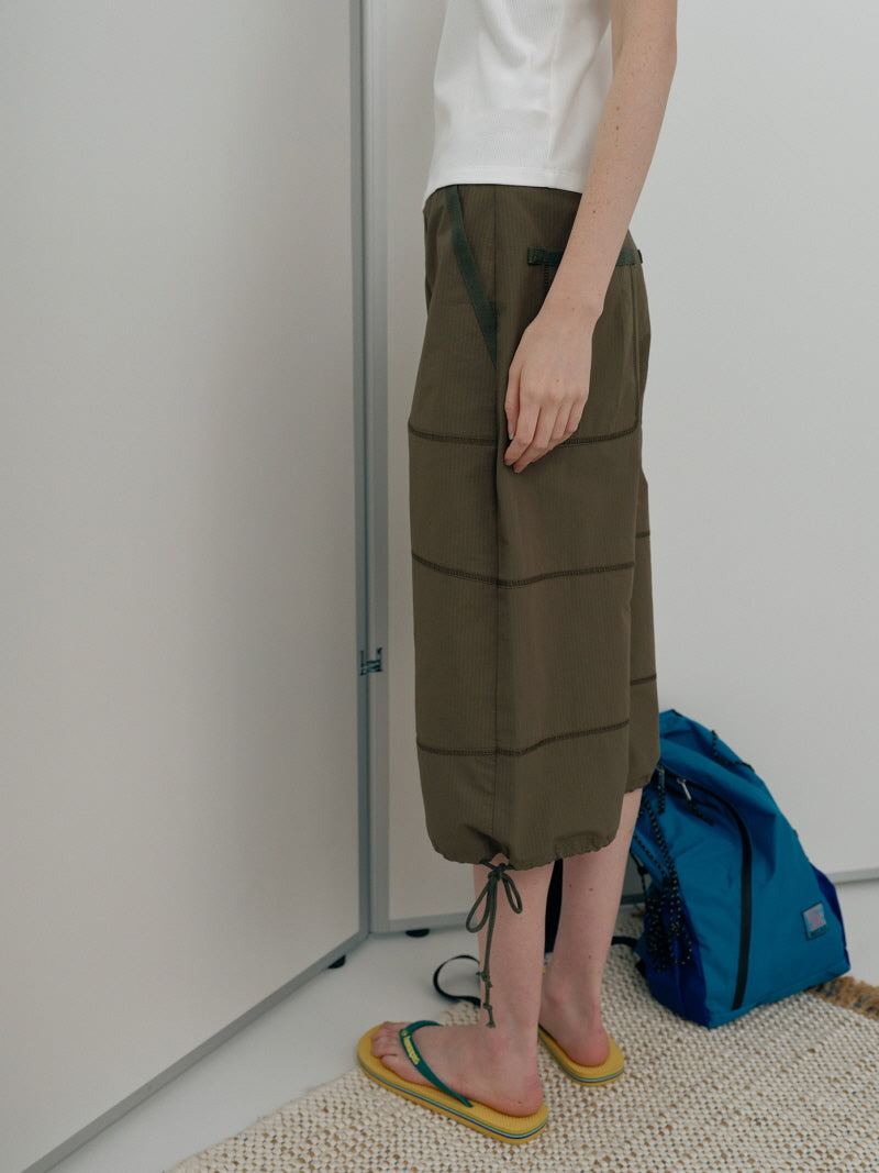 Cropped Utility Pants