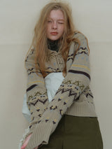 Nordic Trail Knit Pullover