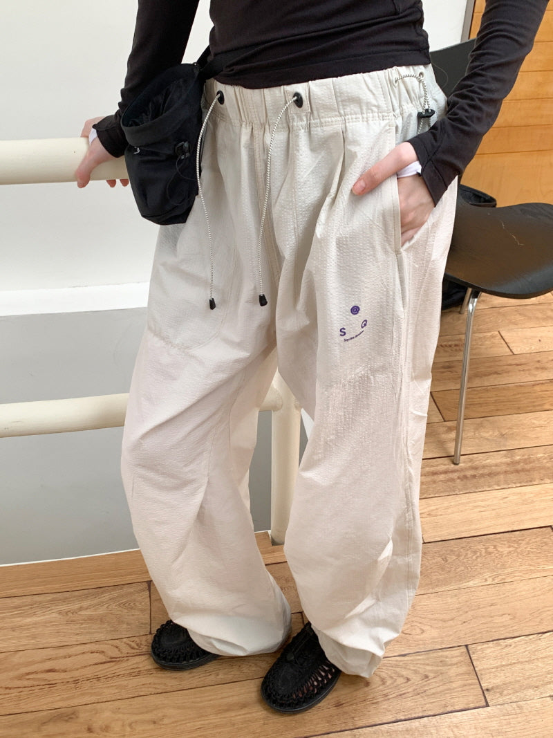 Soft Utility Wide Pants