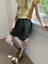 Colorblock Line Knee Socks