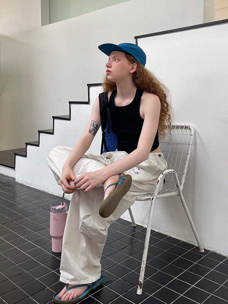 Soft Utility Wide Pants
