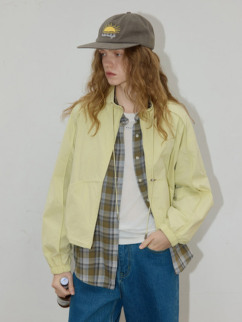 Soft Field Drawstring Jacket
