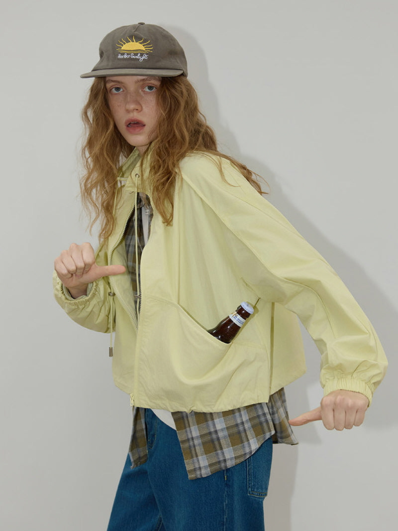 Soft Field Drawstring Jacket