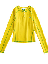 Womens Stitch Detail Long Sleeve Tee
