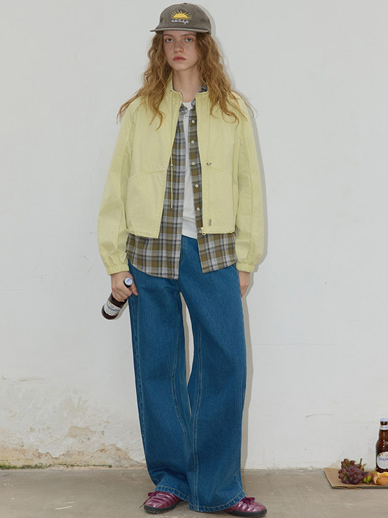 Soft Field Drawstring Jacket