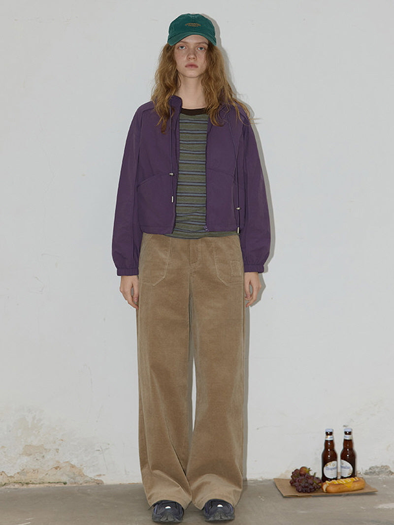 Soft Field Drawstring Jacket