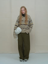 Nordic Trail Knit Pullover