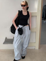 Loose Drape Cargo Pants