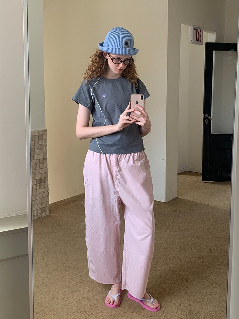 Contrast Stitch Performance Tee