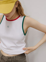 Contrast Trim Tank Top