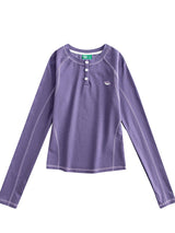 Womens Stitch Detail Long Sleeve Tee