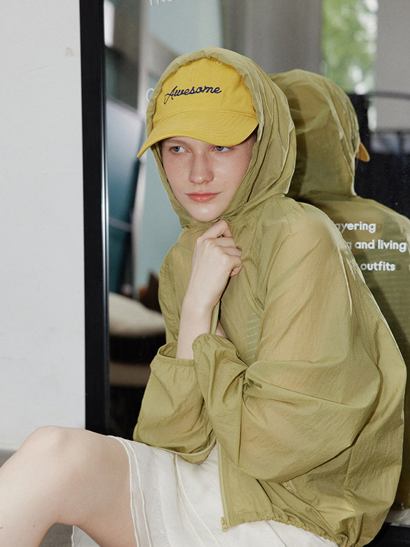 Olive Breeze Windbreaker