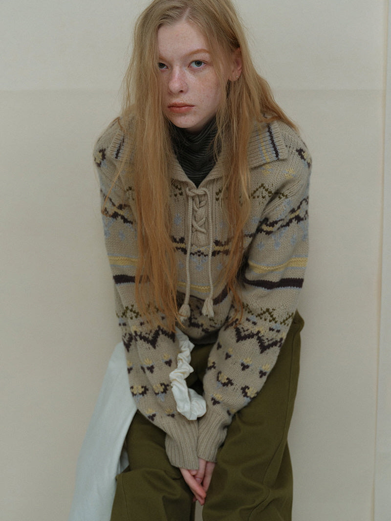 Nordic Trail Knit Pullover