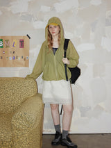 Olive Breeze Windbreaker