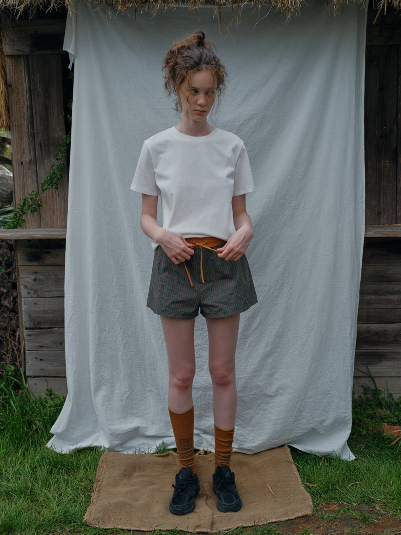 White Seam Tee