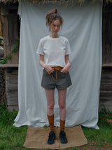 White Seam Tee