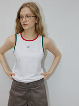 Contrast Trim Tank Top