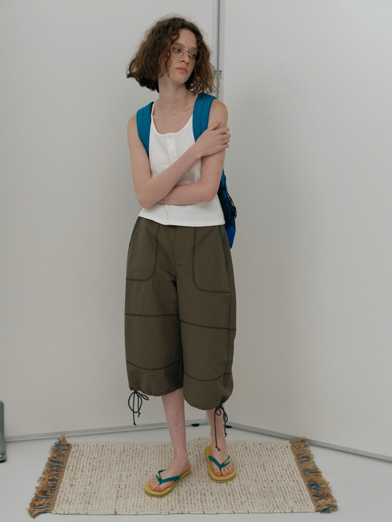 Cropped Utility Pants