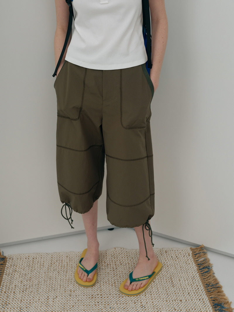 Cropped Utility Pants