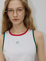 Contrast Trim Tank Top